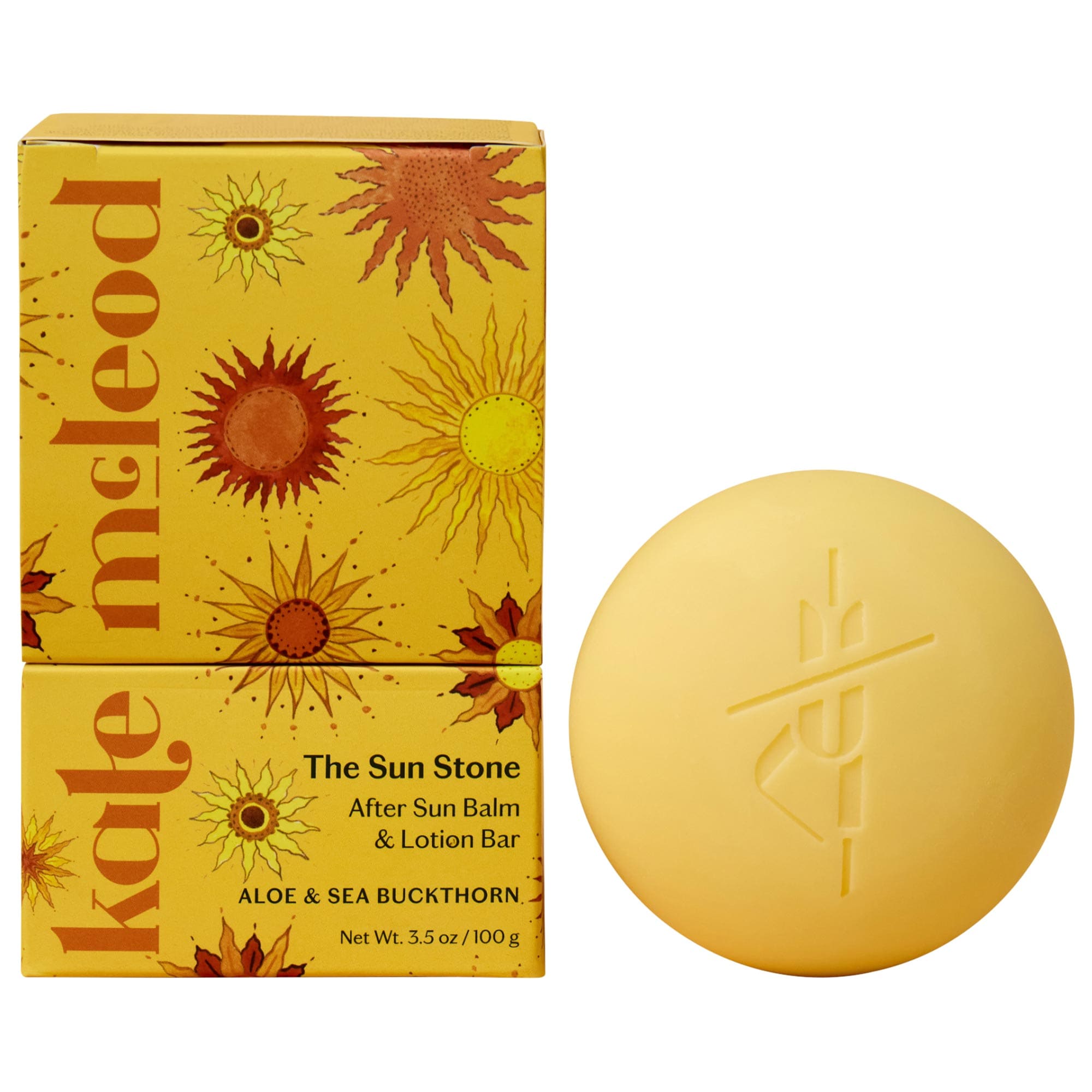 Sun Stone - After Sun Balm &amp; Lotion Bar for Sun-Soothing Relief