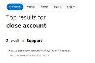 Playstation Close Account Updated