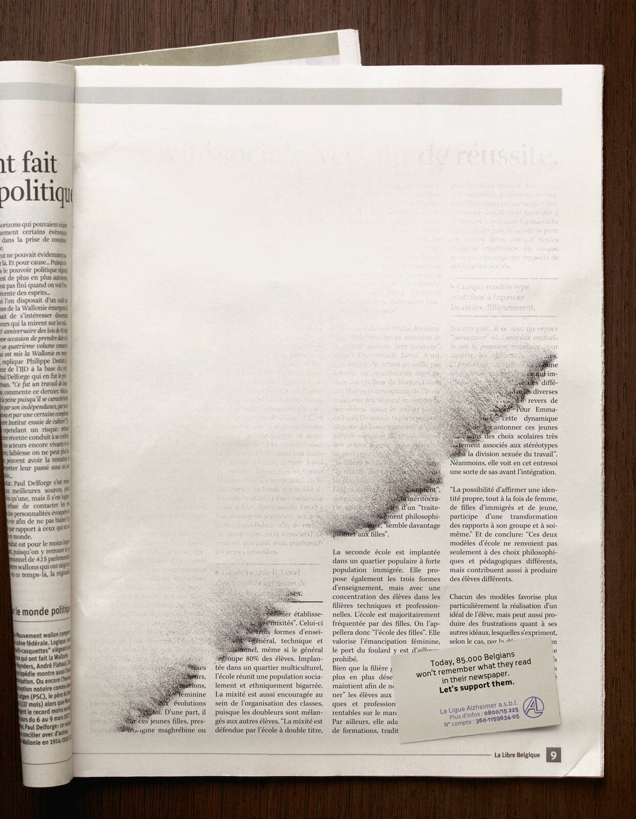 Alzheimer’s Day ad from Belgium