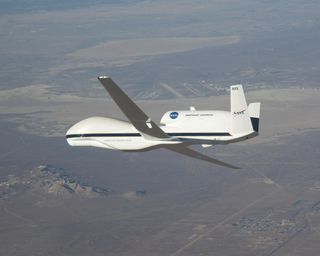 Global Hawk Test Flight in California