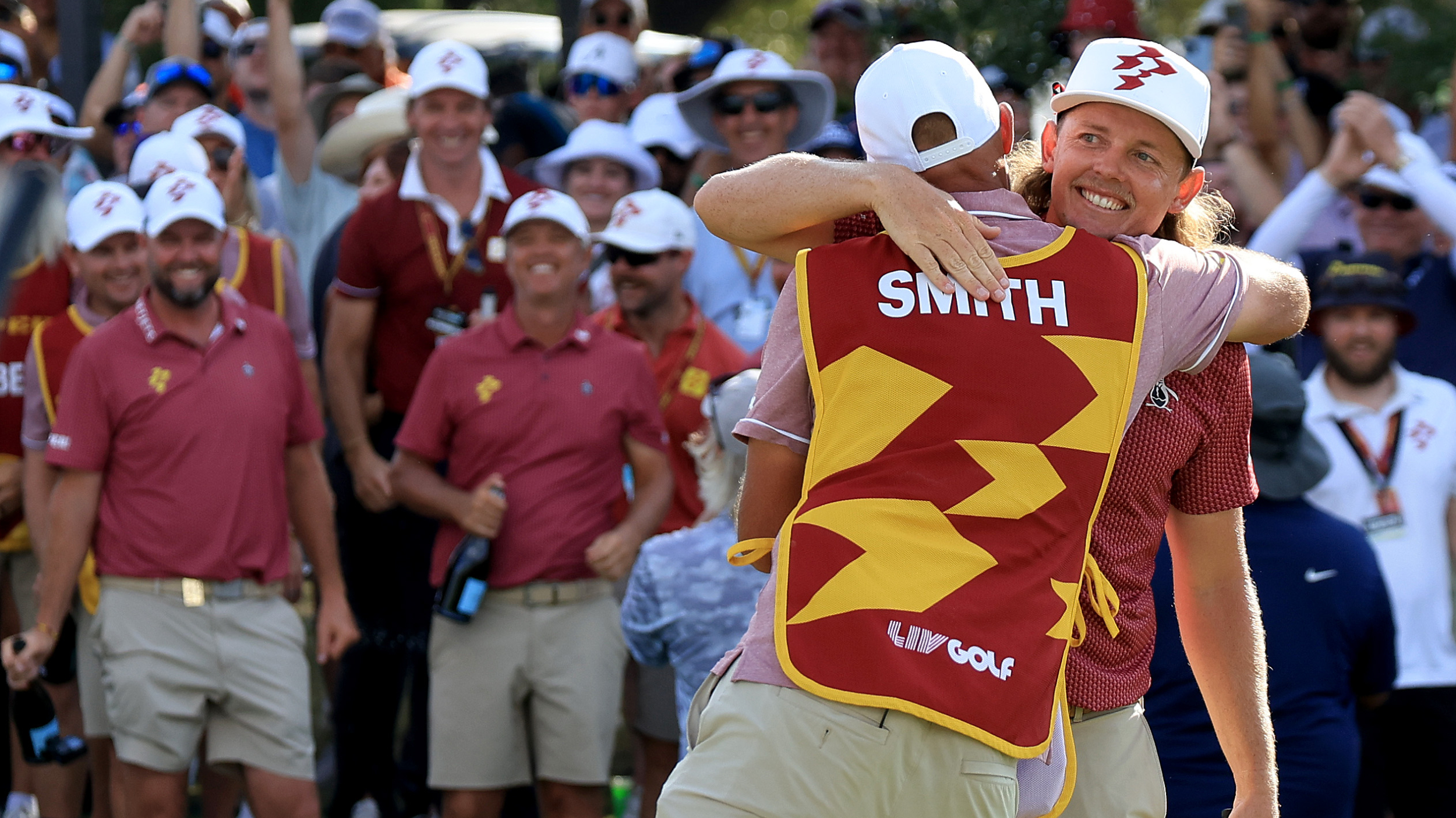 Cameron Smith at the LIV Golf Team Championship
