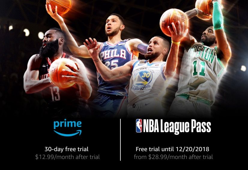 Assinaturas do NBA League Pass estará disponível via Prime Video