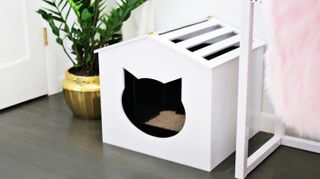 DIY cat litter box
