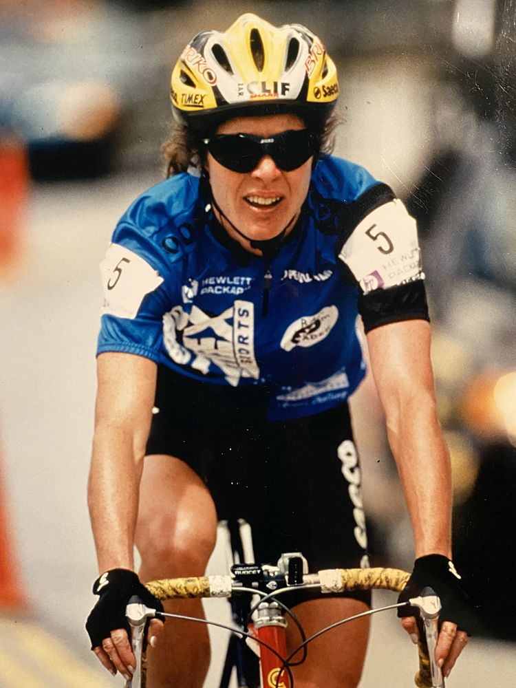 Linda Jackson began racing full time as a pro in 1993