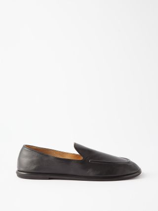 Canal Grained-Leather Loafers