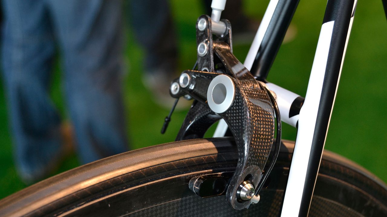THM carbon fibre rear brake on the Festka One LT