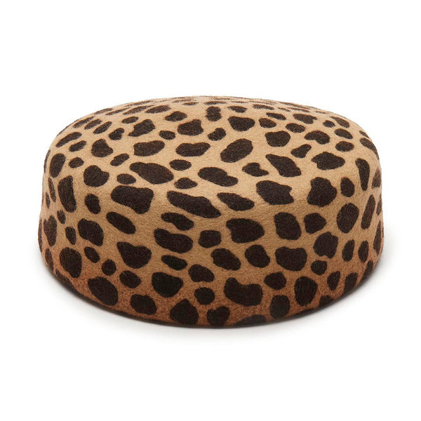 *pre-Order* Espresso Leopard Pillbox Hat