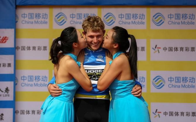 Jesse Kerrison (Team Budget Forklifts) leads the young rider classification after stage 6 at the Tour of Taihu