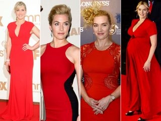 Kate Winslet red dress