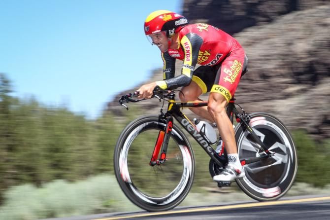 Paco Mancebo (Kenda-5 Hour Energy) will be looking to make up some GC time on tomorrow's climbs.