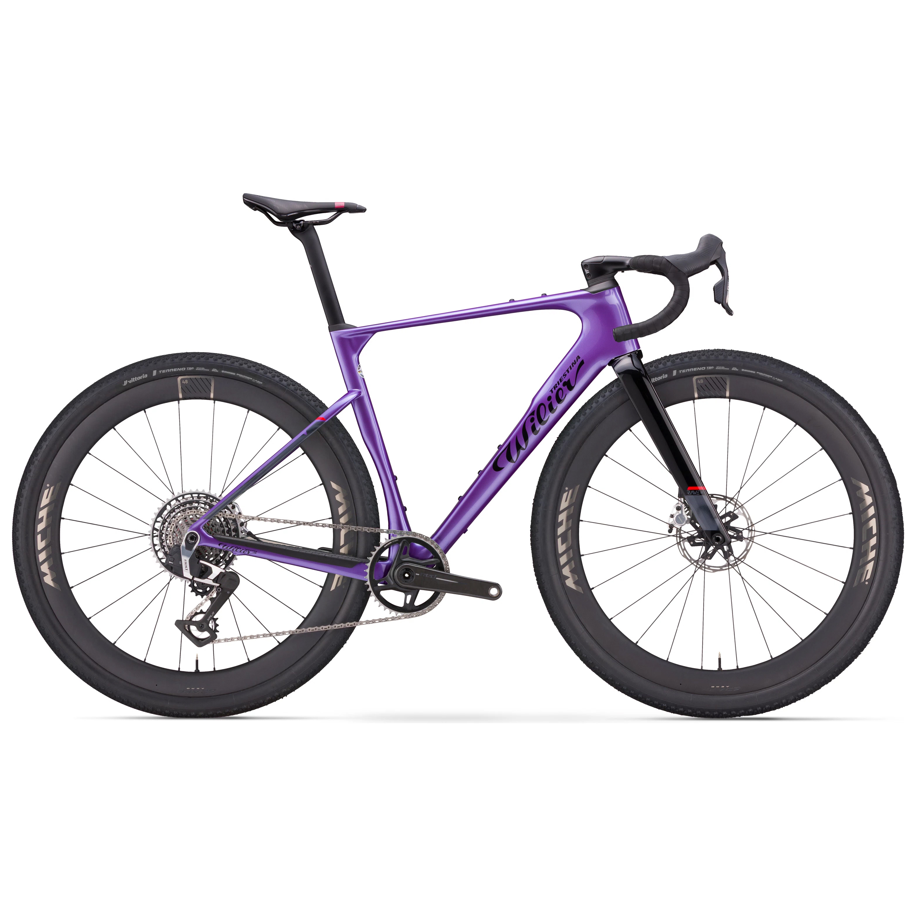 Wilier Rave SLR ID2 gravel bike in Purple