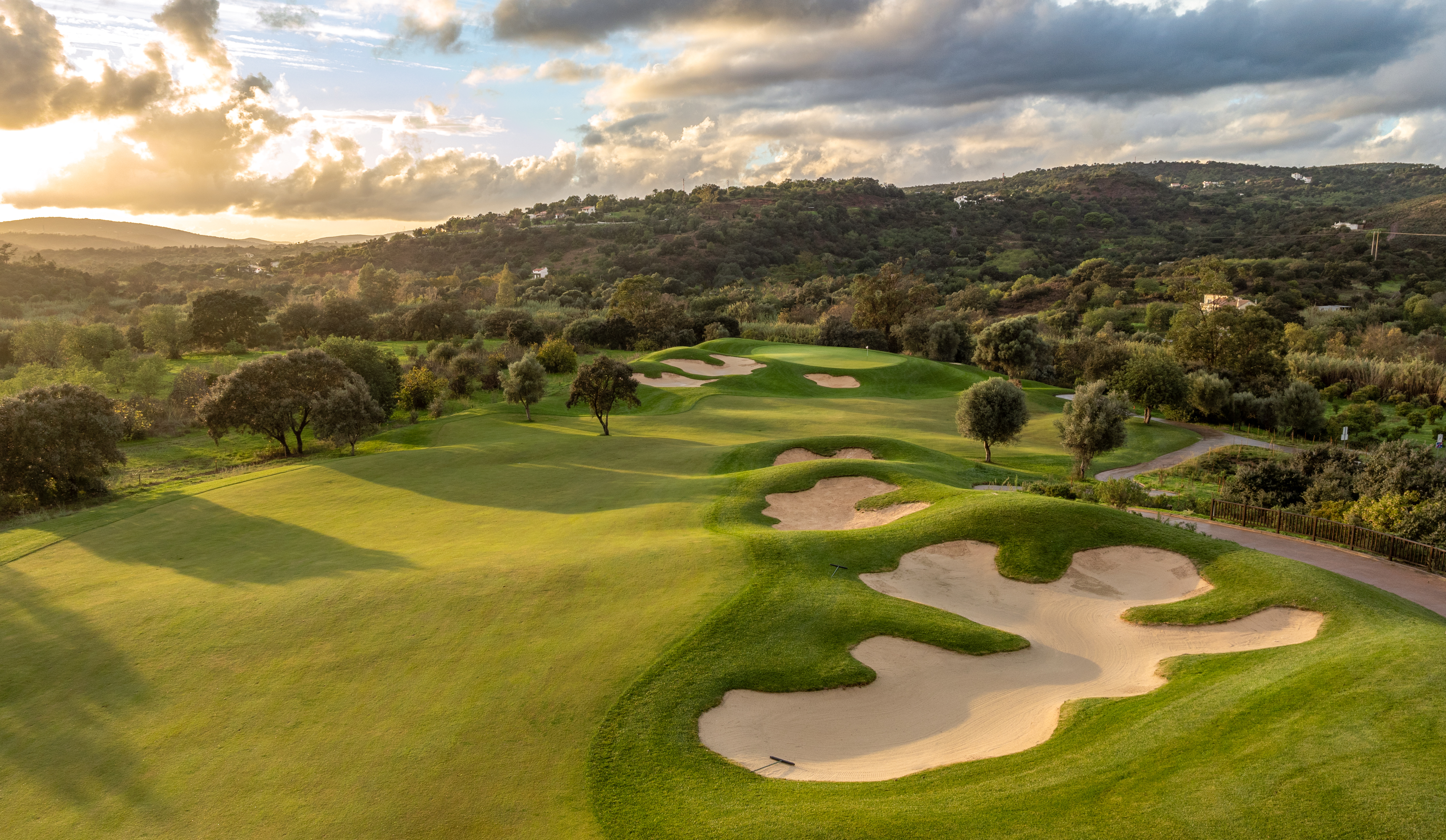 The golf course at Ombria in the Algarve