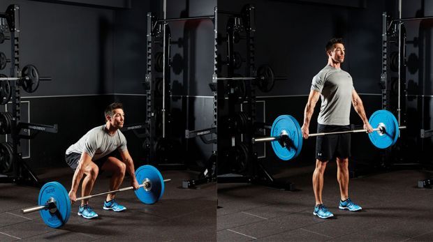 Snatch-grip deadlift