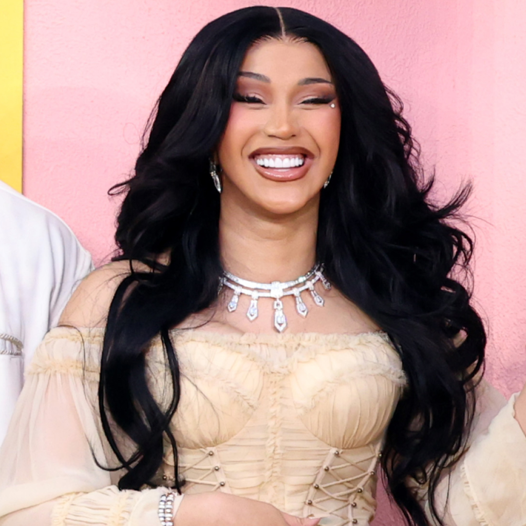 Cardi B wore a boho ruffle corset from Zimmermann during her surprise Super Bowl cameo