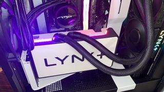 Lynk+ prototype liquid-cooled GPUs