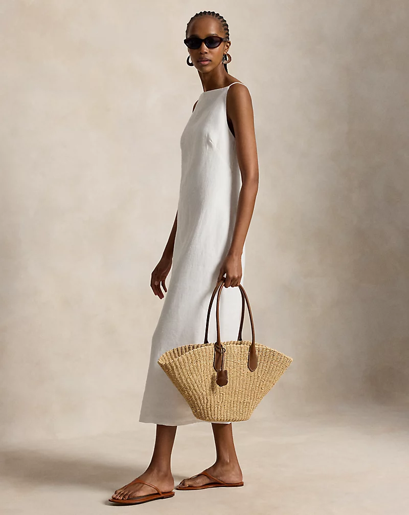 Linen Column Dress