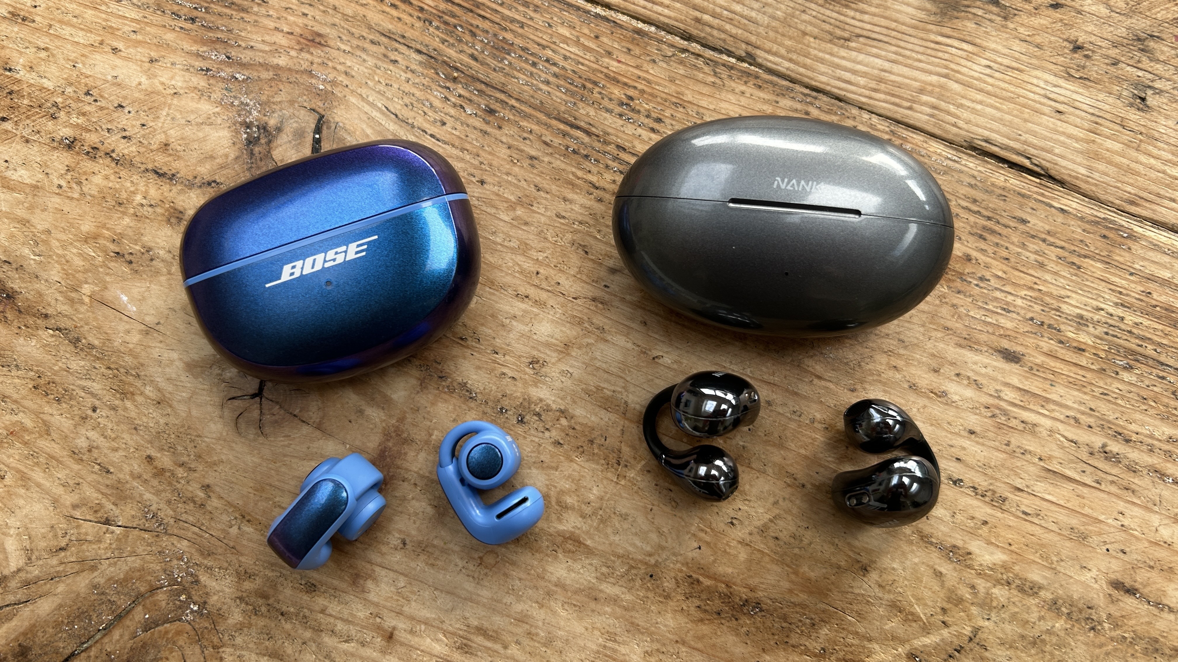 Bose Ultra Open Earbuds and Nank Ultra headphones