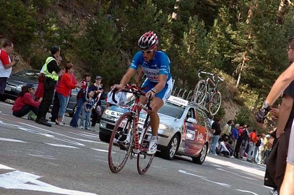 Greg van Avermaet (Silence-Lotto) shows that although he's an up-and-coming sprinter, his time trialling ain't the best, finishing 108th