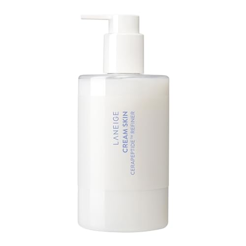 Laneige Cream Skin Toner &amp;amp; Moisturizer Jumbo: Lightweight Refillable Korean Milky Toner With Ceramide &amp;amp; Peptide for Hydration, Firming, &amp;amp; Barrier Support