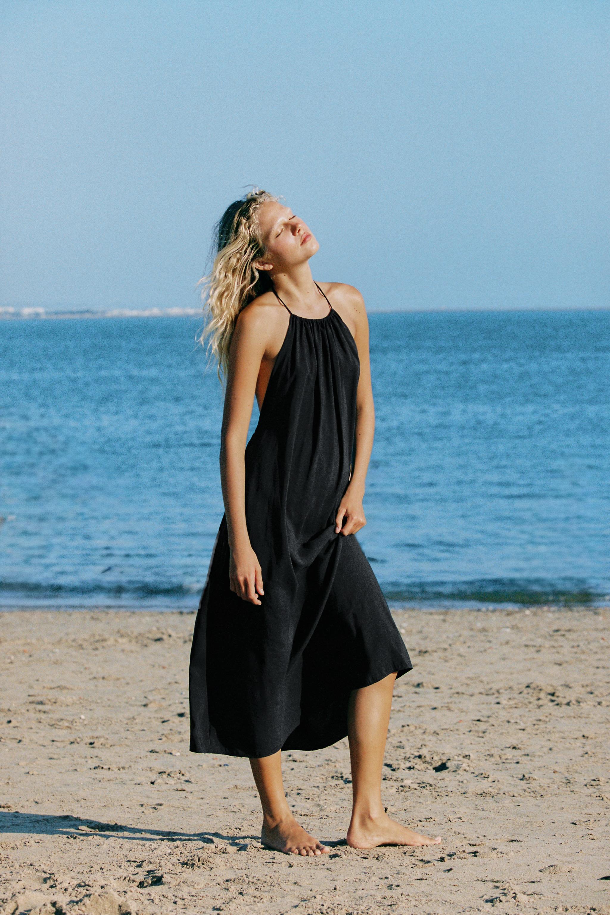 Flowy Halter Dress
