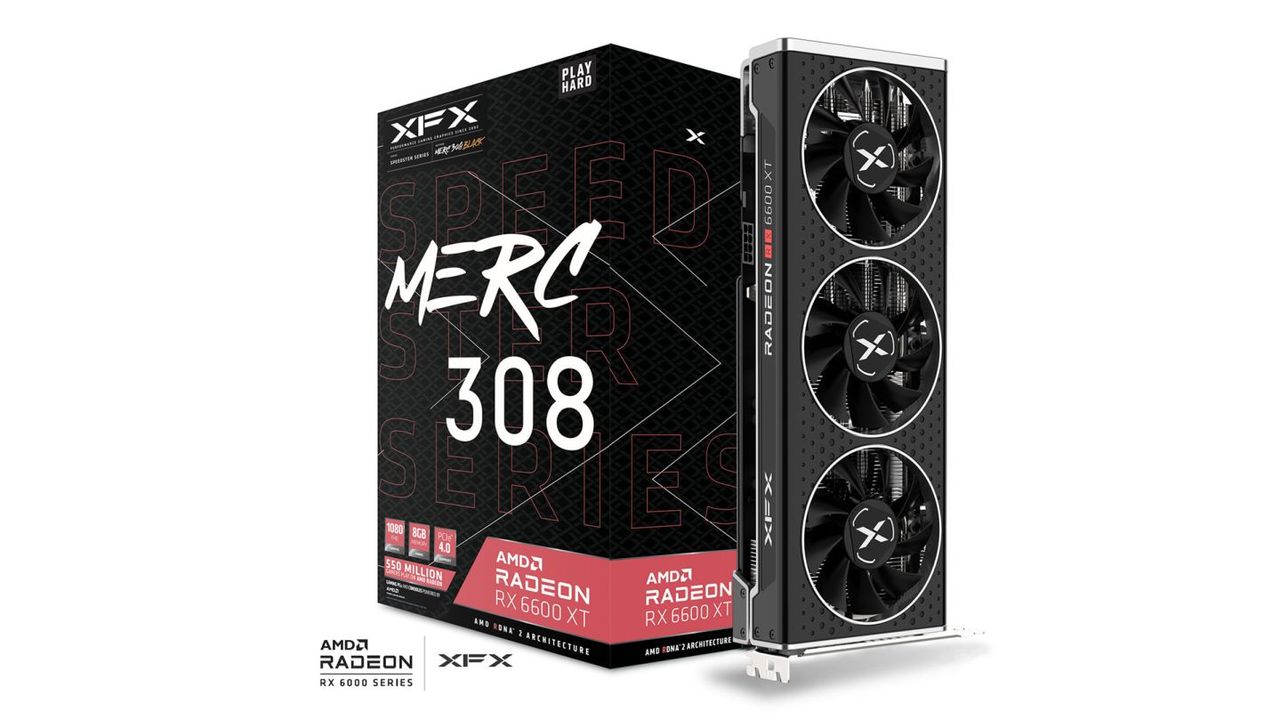 Various board partner graphics cards for the AMD RX 6600 XT