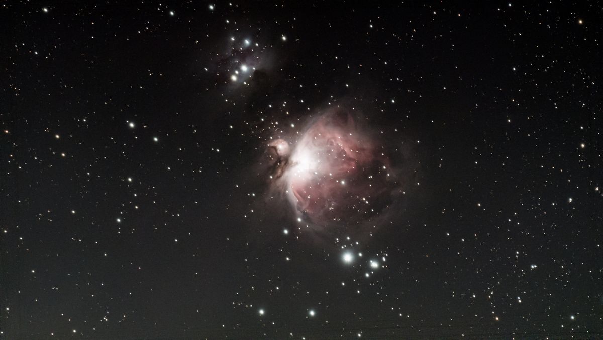 在矮人上拍攝的星雲獵戶座的圖片3