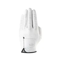 12.White Personalised Cabretta Leather Golf Glove&nbsp;