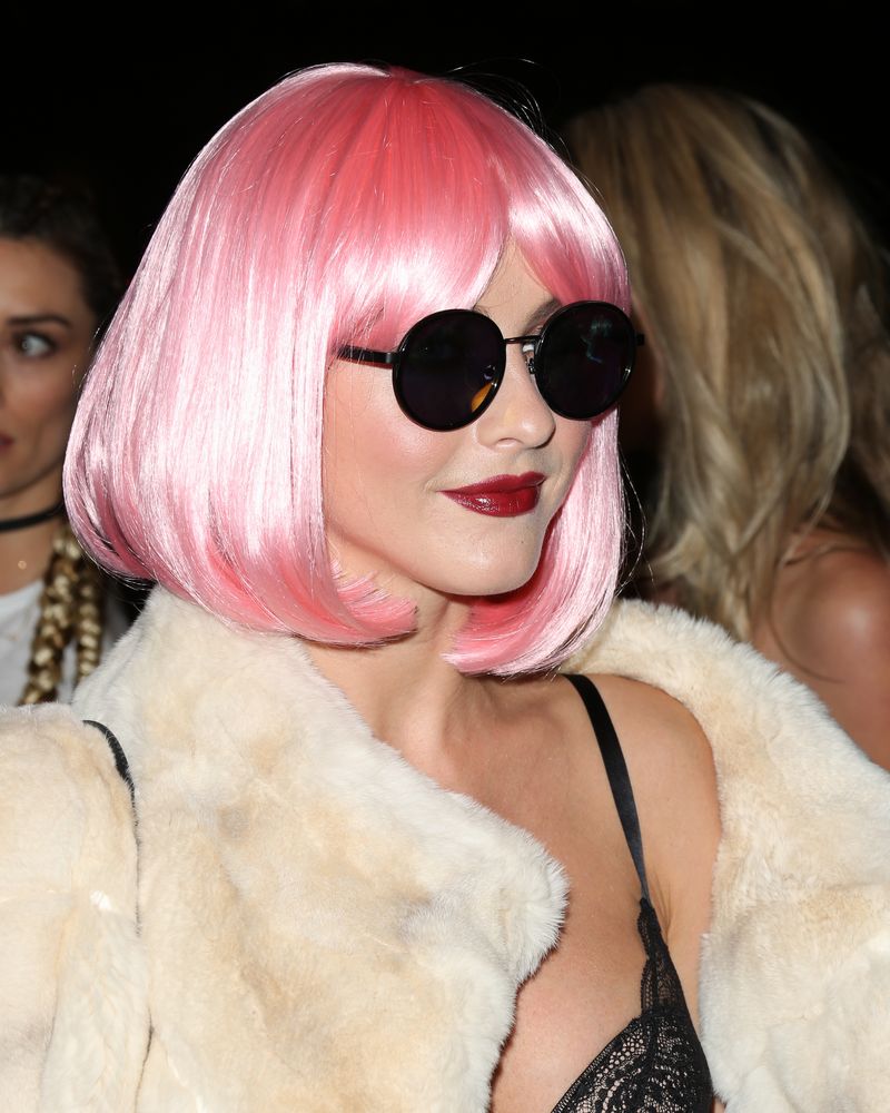 Celebs with pink hair 2016