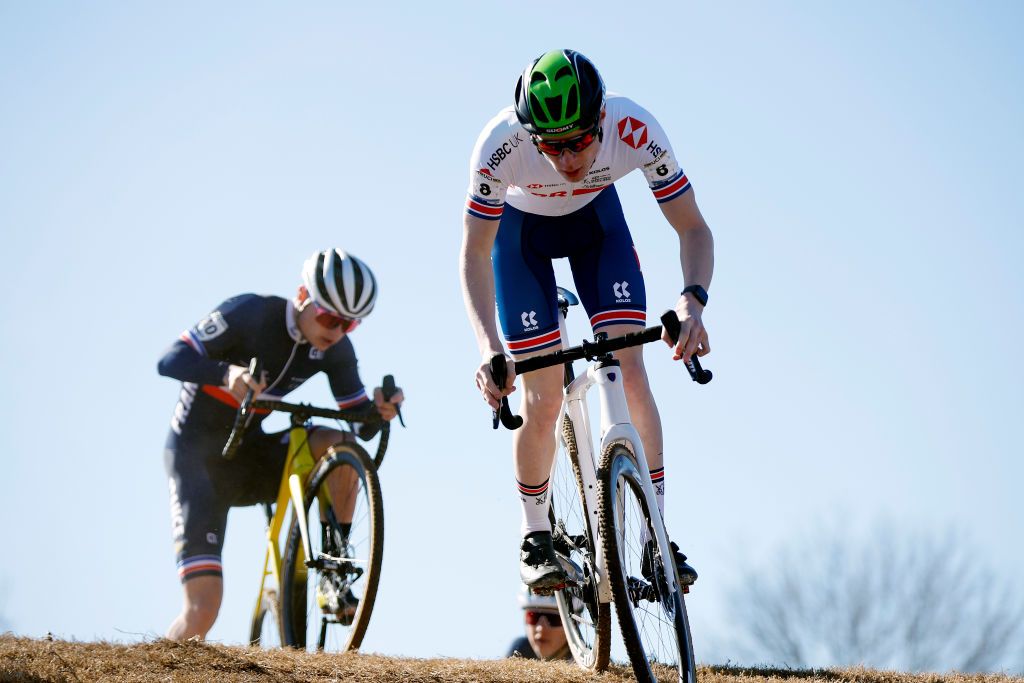 FAYETTEVILLE ARKANSAS JANUARY 30 Nathan Smith of United Kingdom competes during the 73rd UCI CycloCross World Championships Fayetteville 2022 Mens Junior Fayetteville2022 on January 30 2022 in Fayetteville Georgia Photo by Chris GraythenGetty Images