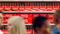Coca-Cola rebrand material showing new design