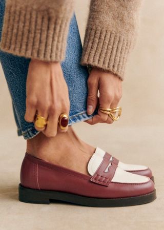 Andrea Loafers - Terracotta Multicoloured - Bovine Leather - Sézane