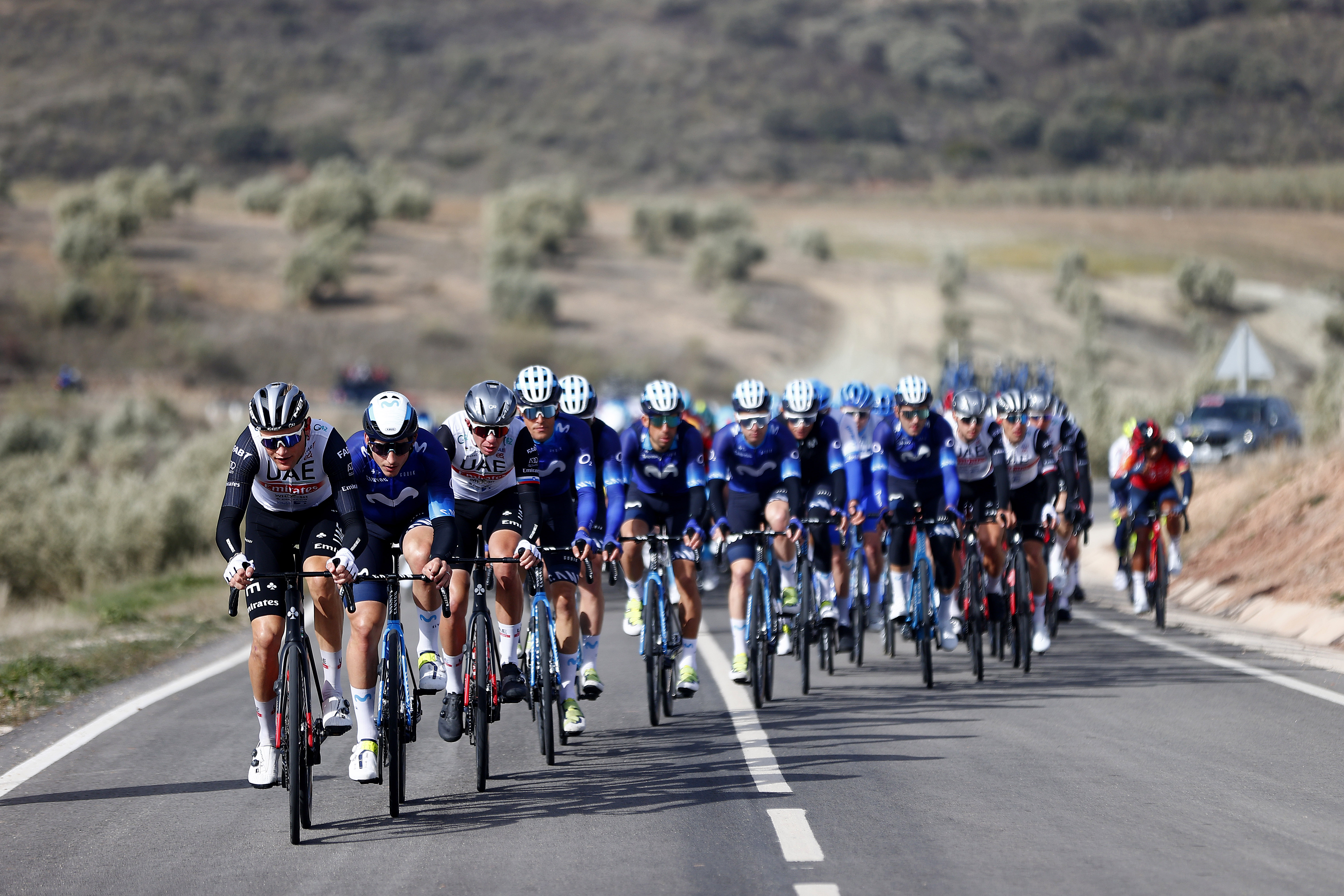 The Vuelta a Andalucia Ruta Ciclista Del Sol peloton