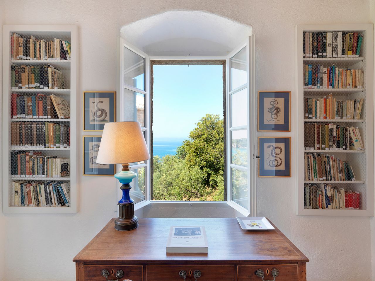 Patrick Leigh Femor's home in Greece