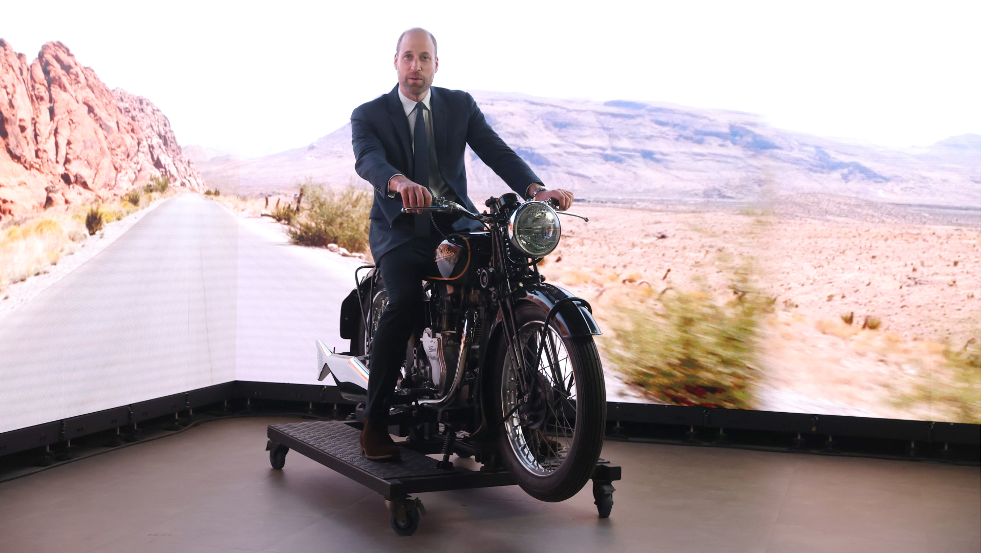 Prince William motorcycle