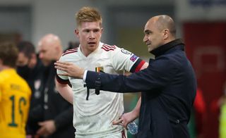 Belgium boss Roberto Martinez will not have superstar Kevin De Bruyne available to him in Dublin