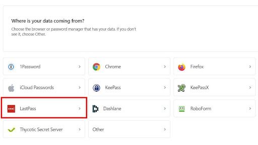 How to export LastPass passwords to 1Password | TechRadar