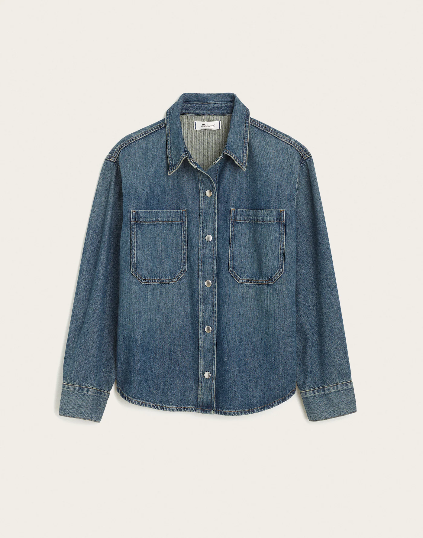 Shirt-Jacket in Airy Denim