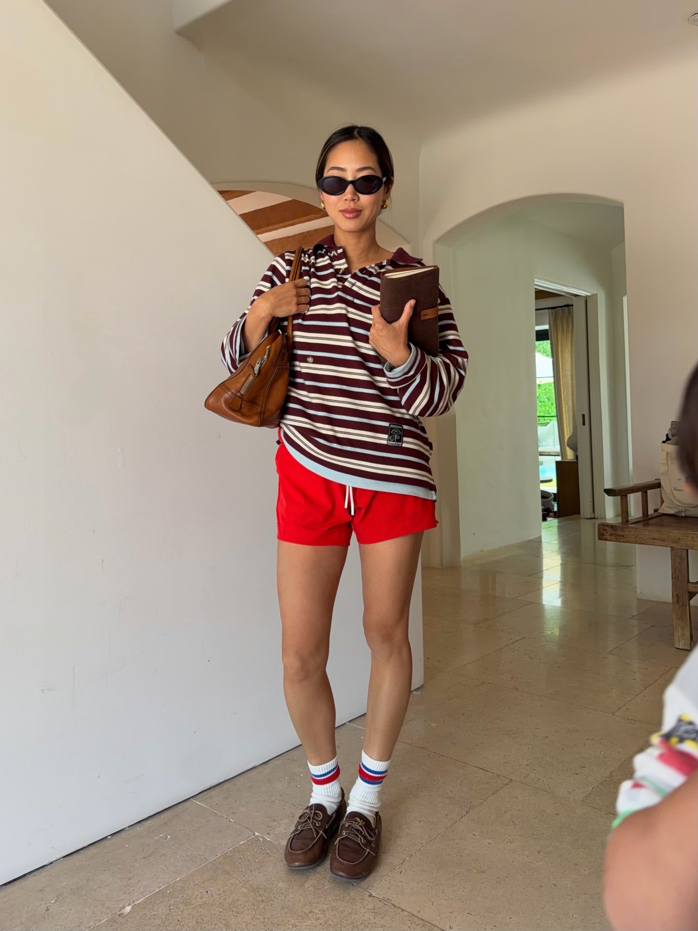 Woman wearing key spring 2026 trend.