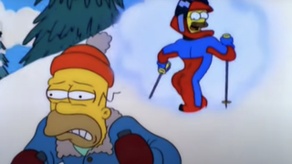 homer simpson imagines sexy ned flanders