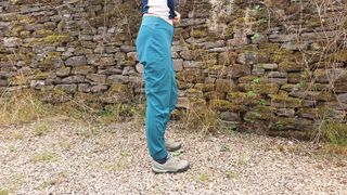Rapha Women's Trail Lightweight Pants being worn outdoors