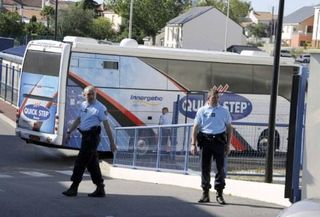The Quick Step bus was taken by the French authorities