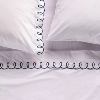 Maeve by Anthropologie Looped Organic Percale Sheet Set