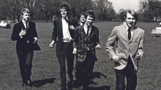 The Yardbirds: (l-r) Chris Dreja, Paul Samwell-Smith, Jim McCarty, Eric Clapton and Keith Relf.