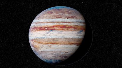 Illustration of Jupiter - stock illustration