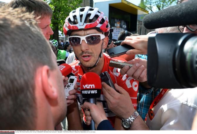 Jelle Vandendert (Lotto Belisol) impressed on the Mur de Huy