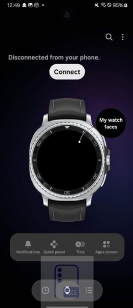 Samsung could rework its Wearables app Home tab with a much larger, more immersive rendering of the user's Galaxy Watch.