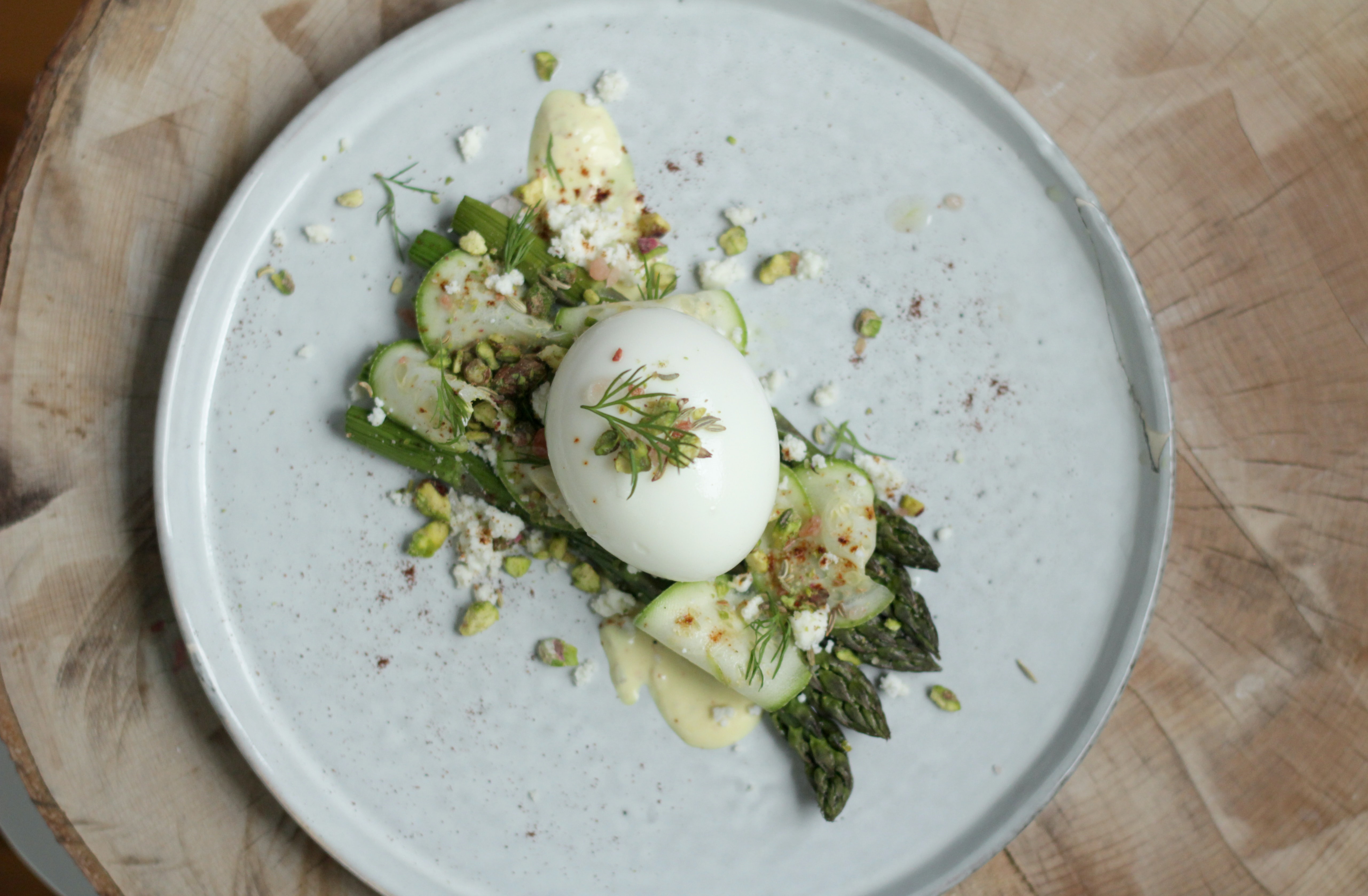 Asparagus and eggs