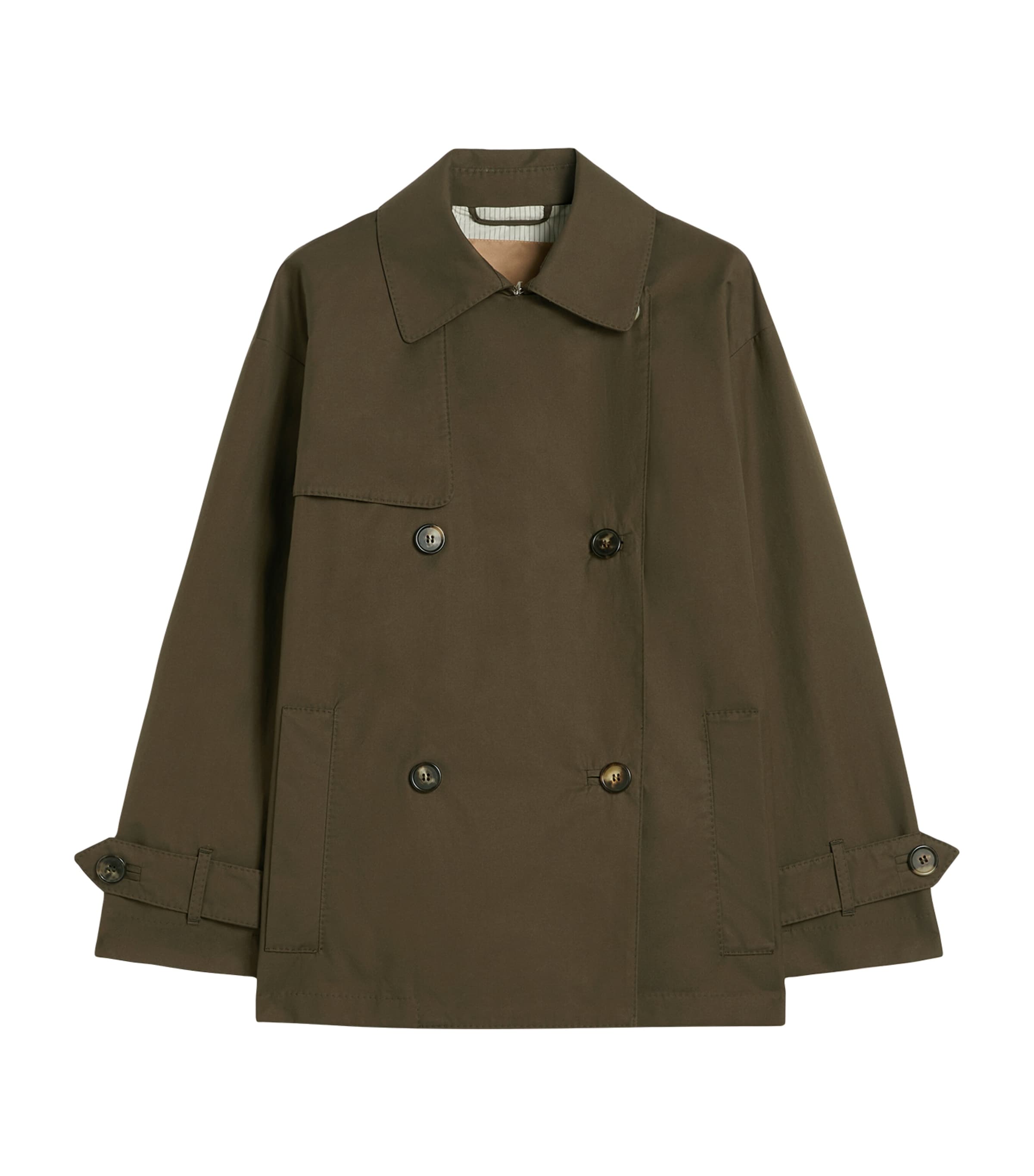 Max Mara Cotton-Blend Raincoat