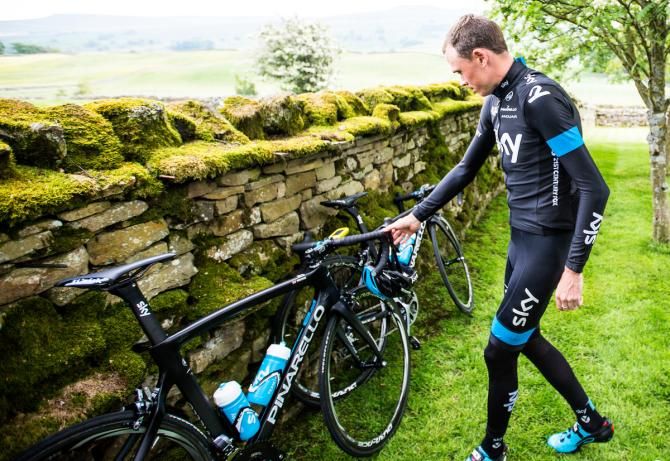 Chris Froome before hisreconnaissance