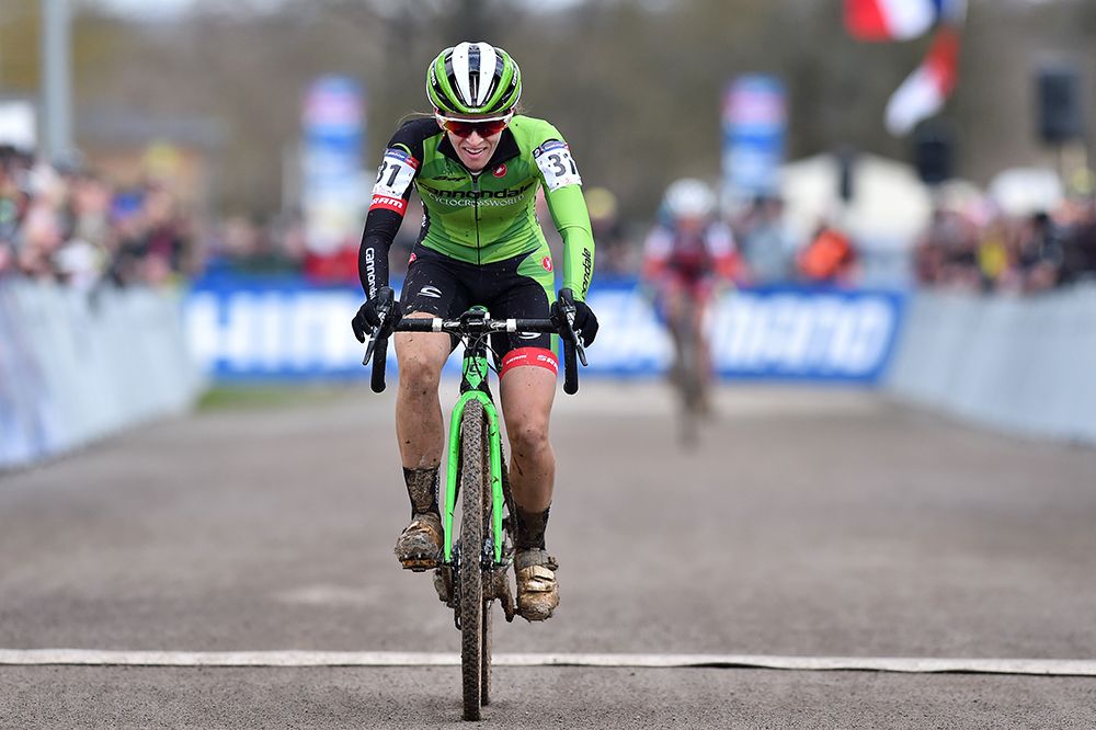 Katie Antonneau (Cannondale-Cyclocrossworld) in fifth